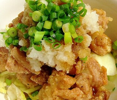 鶏もも肉のポン唐☆大根おろしでサッパリ☆